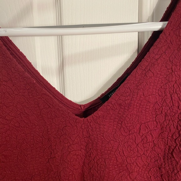 Forever 21 deep v long sleeve elegant top - Picture 5 of 6